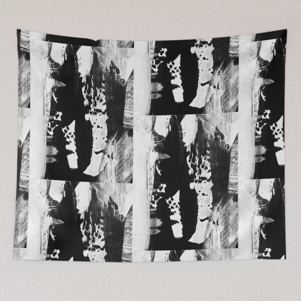 Item preview, abstract art black and white designed and sold by AUEROCHSE.