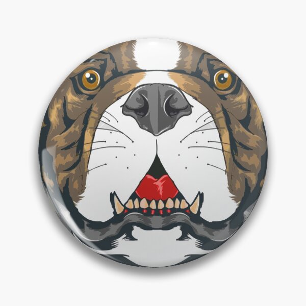 Item preview, Wild Beast scary bulldog face theme party design for celebrants designed and sold by AssamFT.