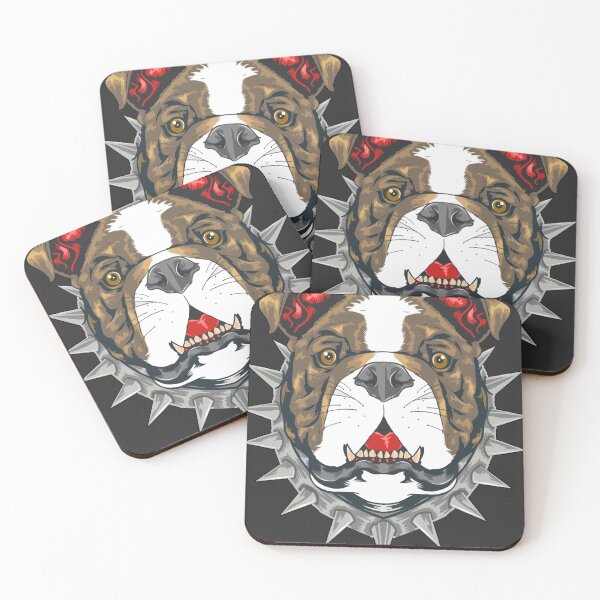 Item preview, Wild Beast scary bulldog face theme party design for celebrants designed and sold by AssamFT.
