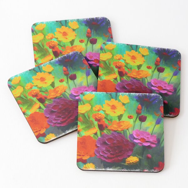 Item preview, abstract flowers watercolor designed and sold by Design_for_merch.