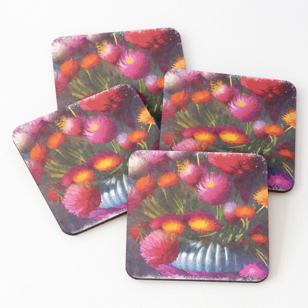 Item preview, abstract spring flowers designed and sold by Design_for_merch.