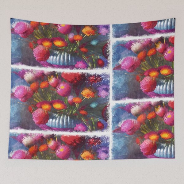 Item preview, abstract spring flowers designed and sold by Design_for_merch.
