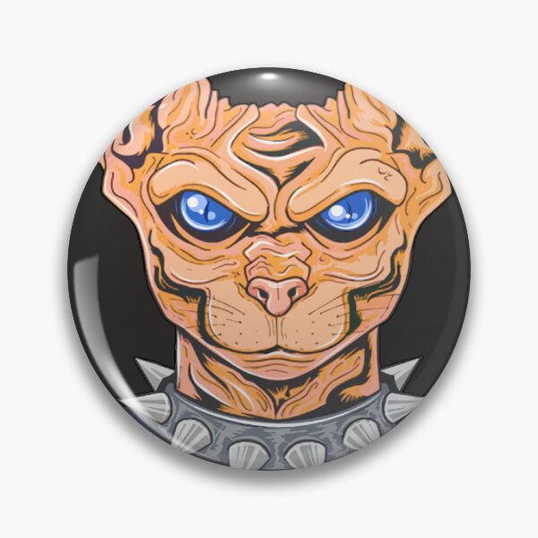 Item preview, Wild scary cat face theme party design for celebrants designed and sold by AssamFT.
