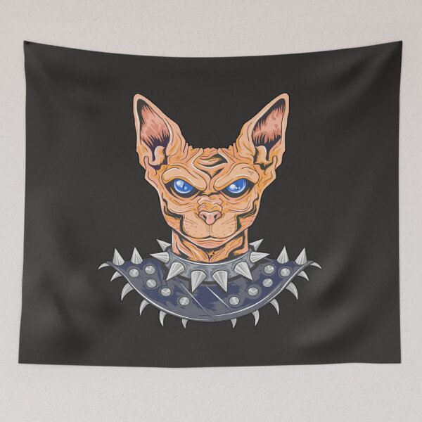 Item preview, Wild scary cat face theme party design for celebrants designed and sold by AssamFT.