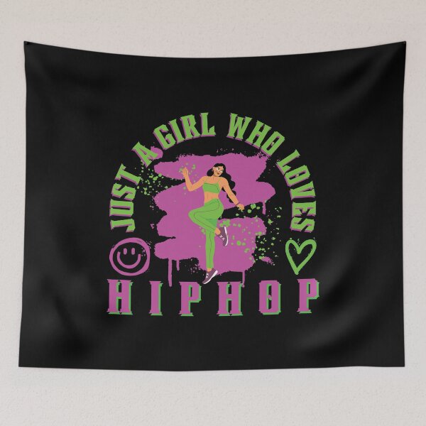 Item preview, Just A Girl Who Loves Hiphop designed and sold by Styler Design.