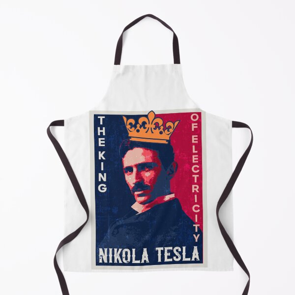 Item preview, The king of electricity , retro portrait Nikola Tesla  designed and sold by HomeCoquette.