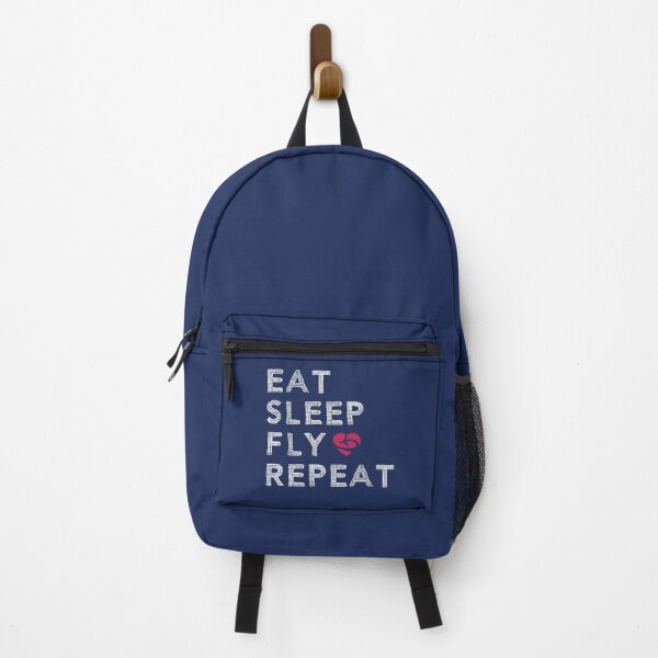 Item preview, Eat Sleep Fly Repeat - Funny Aviation Quote - Airplane Lover Slogan designed and sold by Ikaroots.