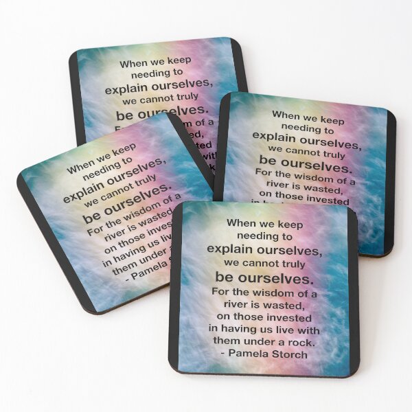 Item preview, When We Explain Ourselves Quote designed and sold by Pamela Storch.