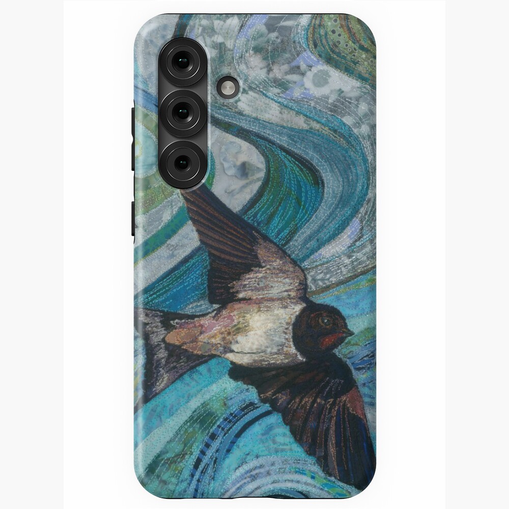 Aperçu de l'œuvre Coque antichoc Samsung Galaxy créée et vendue par RWTextileArt.