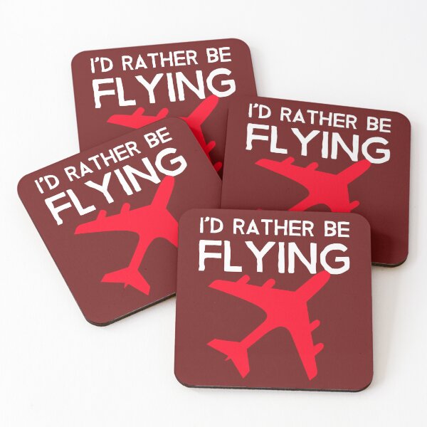 Item preview, Id Rather be Flying - Airplane Lover Saying - Aviation Slogan designed and sold by Ikaroots.