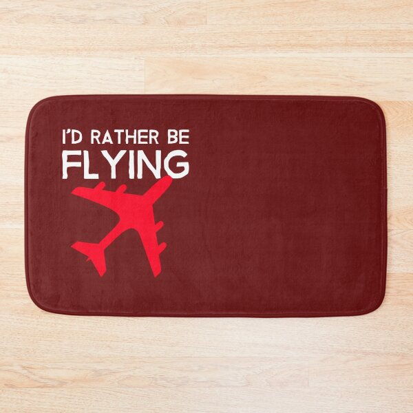 Item preview, Id Rather be Flying - Airplane Lover Saying - Aviation Slogan designed and sold by Ikaroots.