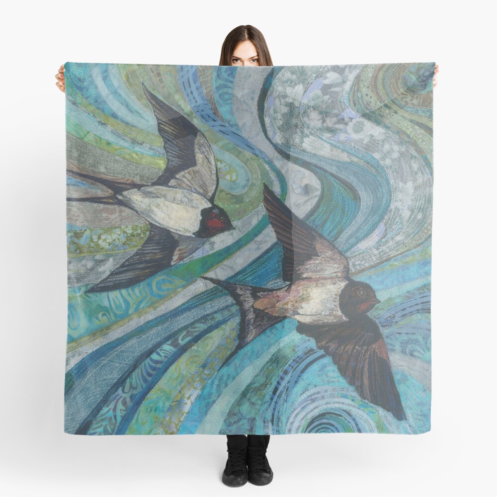 Aperçu de l'œuvre Foulard créée et vendue par RWTextileArt.