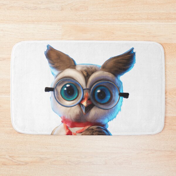 Item preview, Cute owl wearing glasses designed and sold by ByNiran.