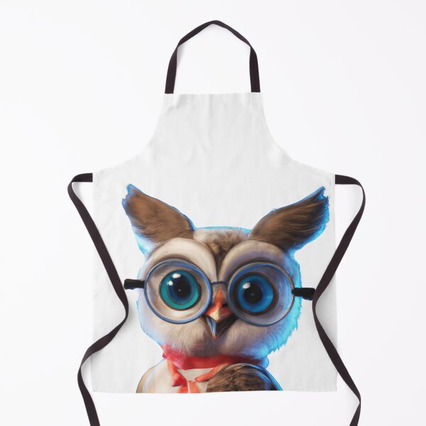 Item preview, Cute owl wearing glasses designed and sold by ByNiran.