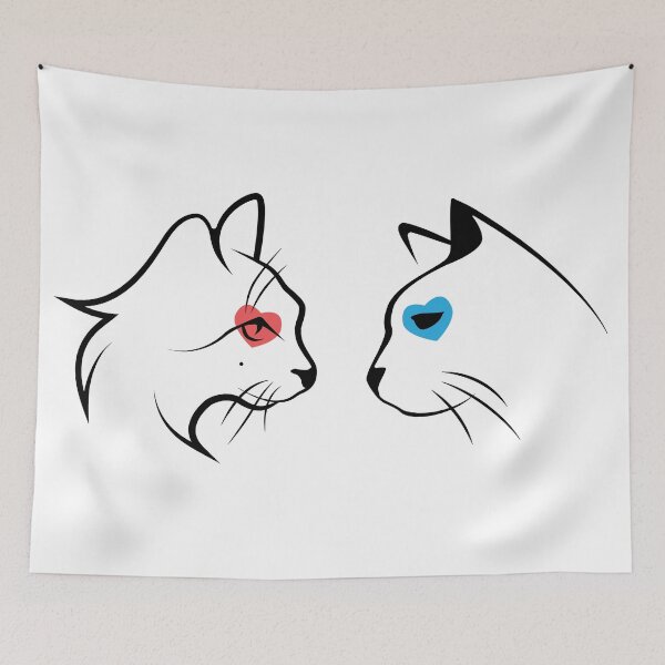 Item preview, Valentines cat love designed and sold by robnoble.