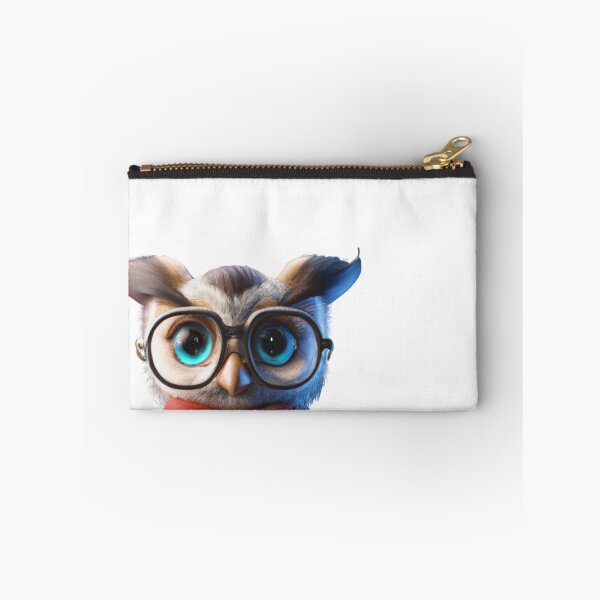 Item preview, Cute owl wearing glasses designed and sold by ByNiran.