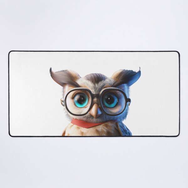 Item preview, Cute owl wearing glasses designed and sold by ByNiran.