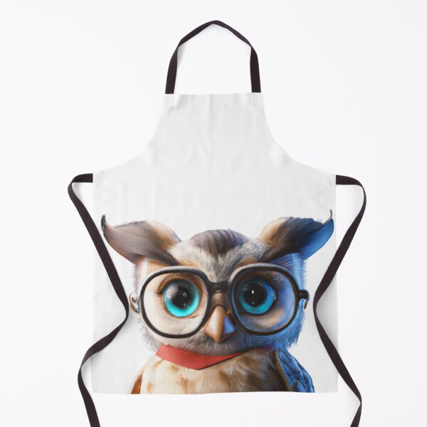 Item preview, Cute owl wearing glasses designed and sold by ByNiran.