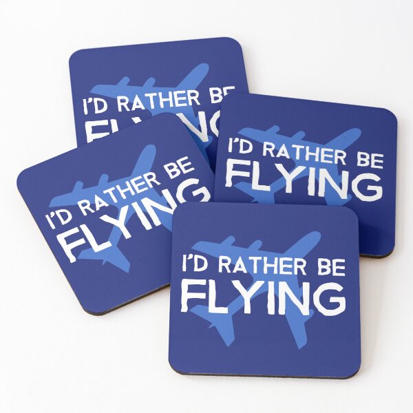 Item preview, Id Rather be Flying - Aircraft Lover Quote - Funny Aviation Slogan designed and sold by Ikaroots.