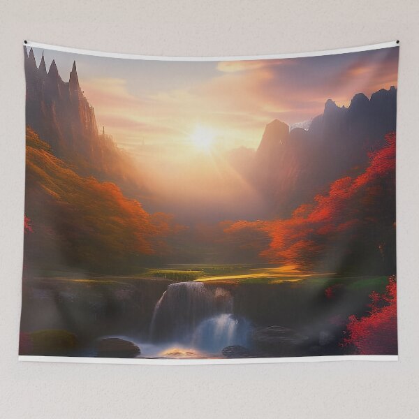 Item preview, pastoral landscape designed and sold by CottagePop.