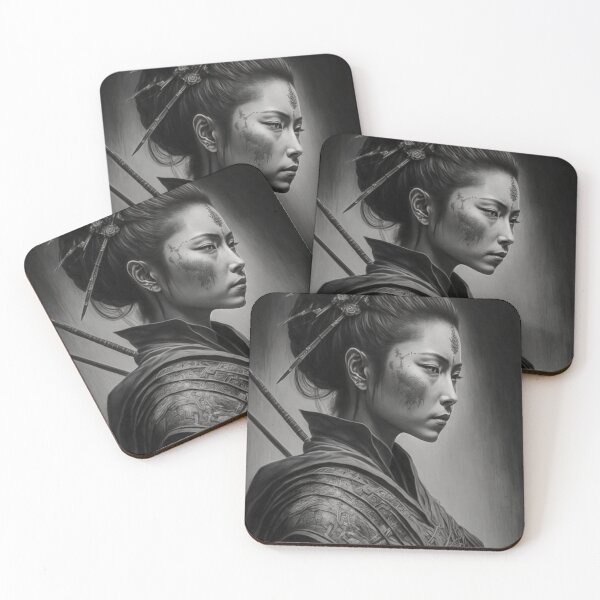 Item preview, Japanese Female Samurai designed and sold by ai1art.