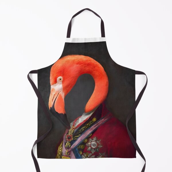 Item preview, Flamingo Vintage Portrait designed and sold by SunMayDown.