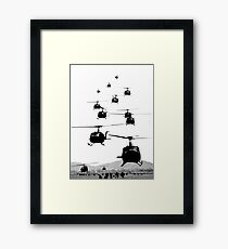 UH1 Huey Helicopters Framed Print