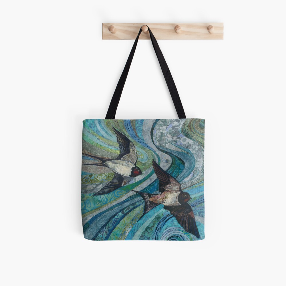Aperçu de l'œuvre Tote bag doublé créée et vendue par RWTextileArt.