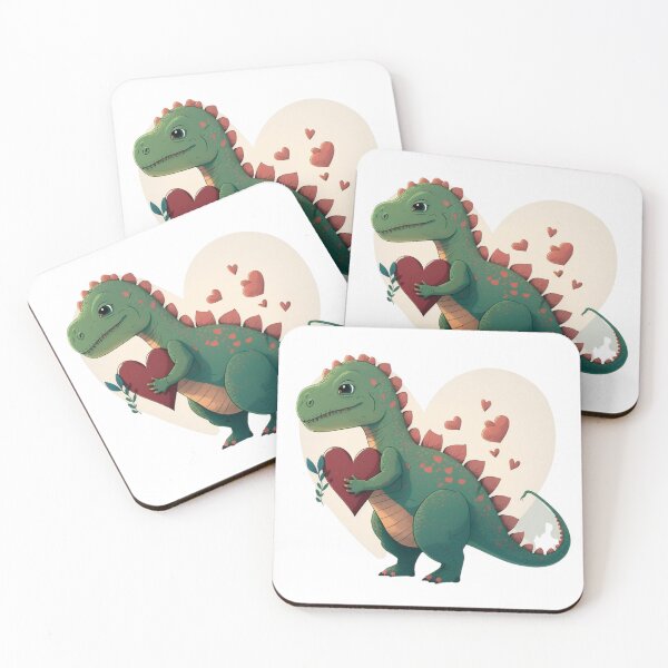 Item preview, dinosaurio, tenencia, corazón designed and sold by Tadagram.