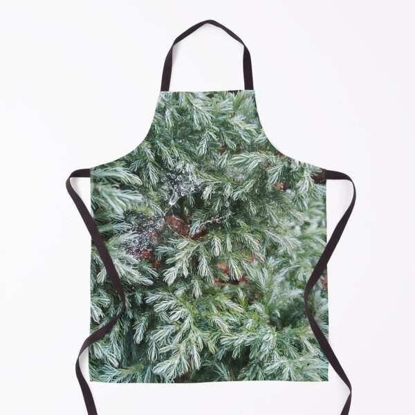 Item preview, Fir tree covered with drops of rain designed and sold by helenkaiy.