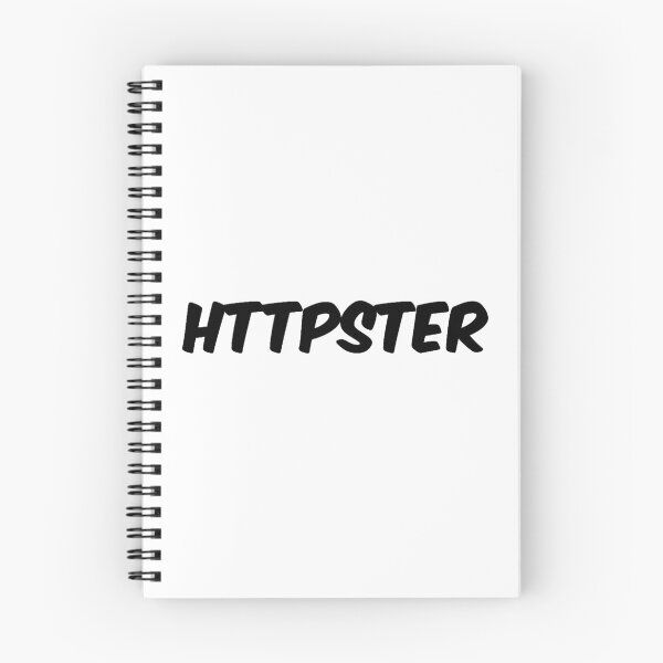 Item preview, HTTPSTER - Lettering black Computer u. IT motif designed and sold by NoriTEEs.