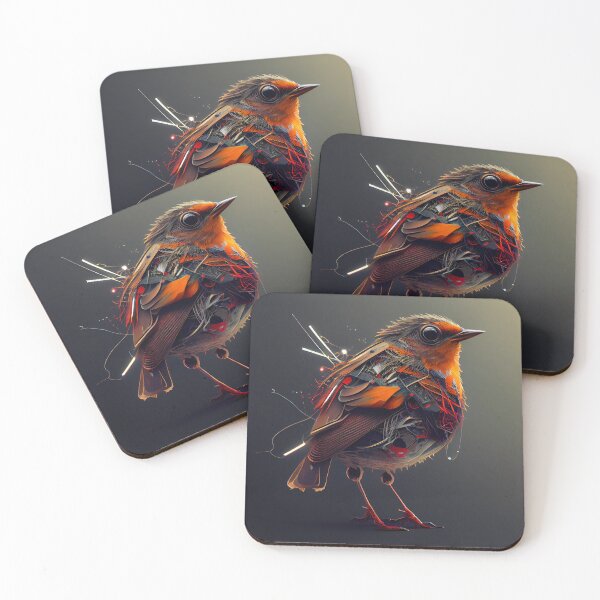 Item preview, Red Robin in a beautiful Illustration style. designed and sold by The-Dark-Art.