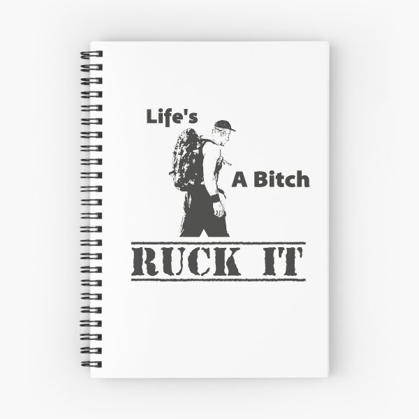 Item preview, Life's A Bitch Ruck It designed and sold by Esskay Designs.
