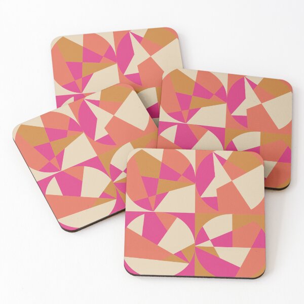 Item preview, Colorful circles magenta, pink, orange, off white and yellow designed and sold by VanDoeke.
