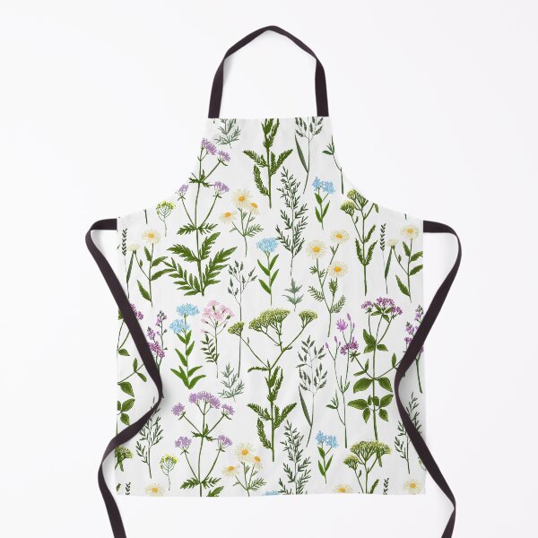 Item preview, Wild herbs and flowers painted color line. Vector drawing. Wild herbs. Wildflower designed and sold by IrinaVaneeva.