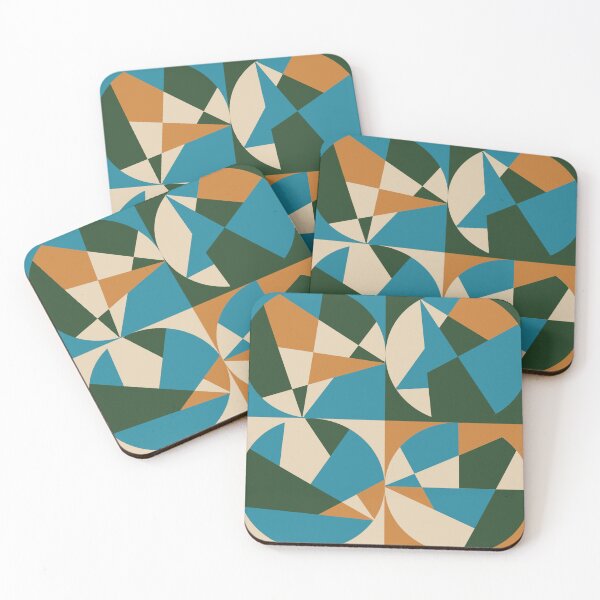 Item preview, Colorful circles blue, green, off white and yellow designed and sold by VanDoeke.