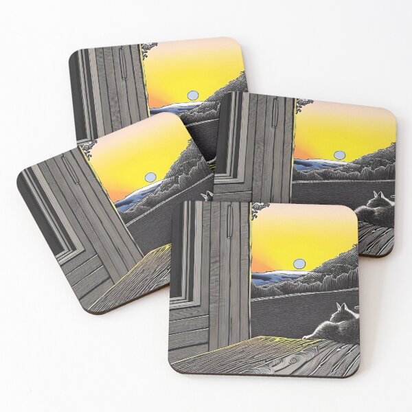 Item preview,  Cat Watching Sunset Scene designed and sold by roleshop.