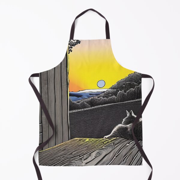 Item preview, Cat Watching Sunset Scene designed and sold by roleshop.
