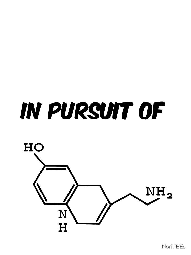 "Molecule HO NH NH2 In Pursuit Of Serotonin Lucky" Sleeveless Top by