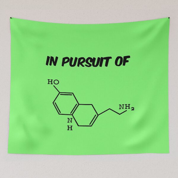Item preview, Molecule HO NH NH2 In Pursuit Of Serotonin Lucky designed and sold by NoriTEEs.