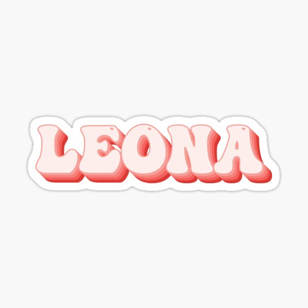 Pegatinas: Leona Name | Redbubble