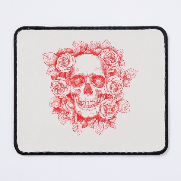 Item preview, Skull in flowers designed and sold by Simo0455.