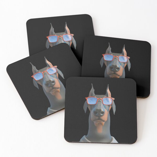 Item preview, Cute dog wearing glasses designed and sold by ByNiran.