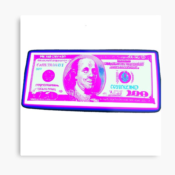 100 Dollar Bill Template Pink 