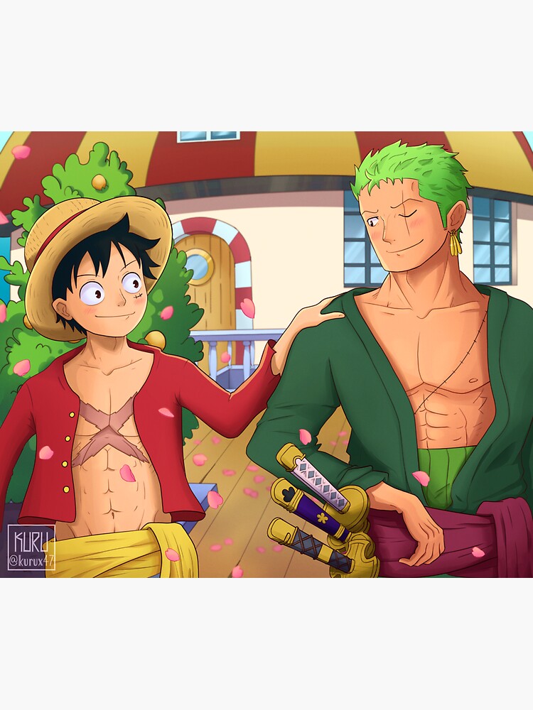 Pegatinas Luffy & Zoro One Piece 