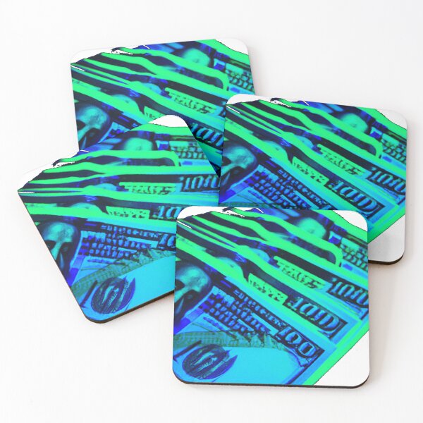 Item preview, Cash Money Green Blue Hundred Dollar Bills  designed and sold by ShopSunday.