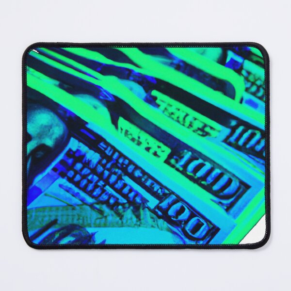 Item preview, Cash Money Green Blue Hundred Dollar Bills designed and sold by ShopSunday.