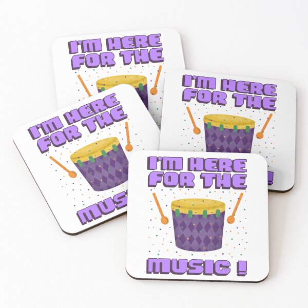 Item preview, I'm here for the music tshirt designed and sold by Eugenie974.