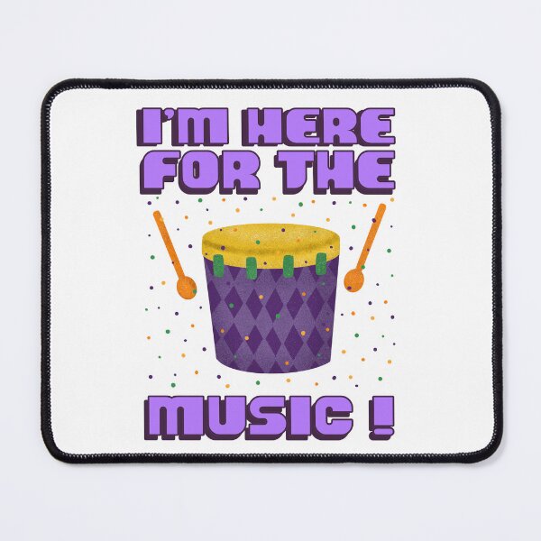 Item preview, I'm here for the music tshirt designed and sold by Eugenie974.