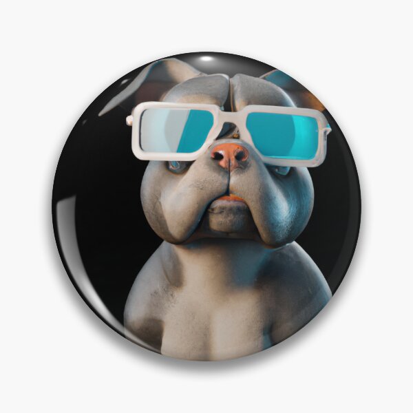 Item preview, Cute dog wearing glasses designed and sold by ByNiran.